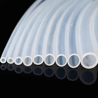 Tuyau en silicone transparent de qualité alimentaire pour pompe péristaltique, distributeurs d'eau et drainage domestique