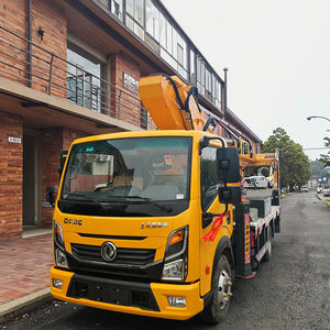 משאית דיזל חדשה של דונגפנג 32 מטר לעבודה בגובה רב, זרוע טלסקופית מחוזקת בעלת 18 פאות, תמוכות הידראוליות רב-כיווניות - Product Image 1