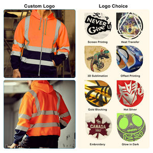 OME Custom Logo Workwear Plus Size High Visibility Reflective Breathable Waterproof Safety Polyester T-<b>Shirt</b> Anti-Bacterial - Product Image 3