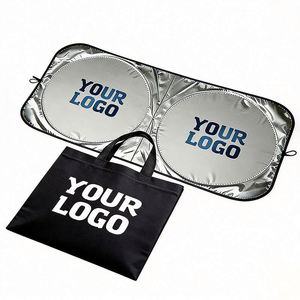 Wholesale Logo Foldable Reflect Uv Ray Printing Promo Business Gift Side Front Window Car <b>Sun</b> <b>Shade</b> Sunshade - Product Image 1