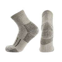 Medias polares térmicas de invierno de alta calidad calcetines de lana merino de alpaca de nieve de rizo extrafino para senderismo al aire libre