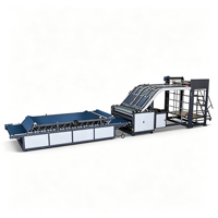 Machine automatique de laminage de carton ondulé pour la fabrication de cartons
