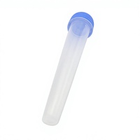 Tube d'emballage conique en plastique en gros 98mm 120mm avec fermeture sécurité enfant, impression personnalisée, fabrication OEM