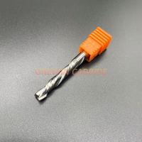 Fresa de compresión de 2 filos de corte ascendente y descendente, fresa espiral para trabajar la madera, broca de router CNC para mecanizado de materiales de madera