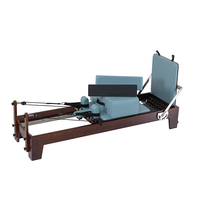 Ensemble de Pilates Wavar New Color Professional de haute qualité, en bois, pour usage commercial, avec sangles réglables et ressorts de résistance.