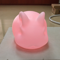 Lampe Souris LED Fantaisie RVB Colorée avec Télécommande, Cadeau de Noël pour Enfants, Écologique et Rotomoulée, Certifiée IP65