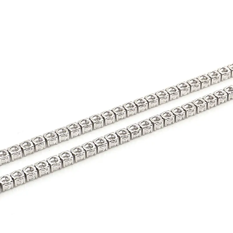 fine jewelry bracelets D color 2 to 5mm moissanite tennis chain Bracelet 6" to 8'' in fashion jewelry bracelets men