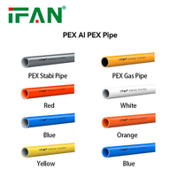 Tuyau PEX multicouche composite PEX-AL-PEX IFAN de qualité supérieure en mousse éponge pour isolation thermique et chauffage par le sol