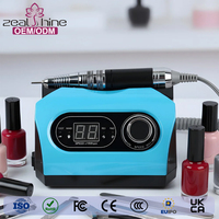 Machine à ongles portable multifonctionnelle professionnelle personnalisable avec moteur à balais 35000 tr/min, US/UK, pour usage en salon, manucure