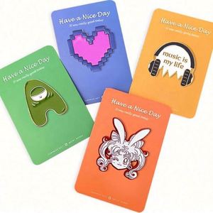 Pin de Solapa Personalizado de Metal con Diseño de Anime, Fabricante de Pines de Esmalte Duro y Suave, Diseña el Tuyo Propio - Product Image 2