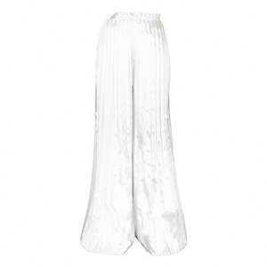 <span class=keywords><strong>Pantaloni</strong></span> da <span class=keywords><strong>donna</strong></span> a vita alta e ben elasticizzati da <span class=keywords><strong>donna</strong></span> a pieghe verde giallo nero Casual <span class=keywords><strong>pantaloni</strong></span> larghi larghi - Product Image 6