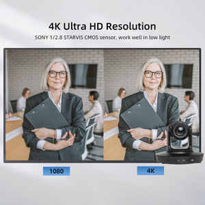Caméra PTZ HDKATOV avec suivi automatique <span class=keywords><strong>par</strong></span> IA, diffusion en direct, <span class=keywords><strong>zoom</strong></span> optique 20X, HDMI/USB, caméra de salle de <span class=keywords><strong>conférence</strong></span> vidéo 4K 30FPS pour l'enseignement - Product Image 3