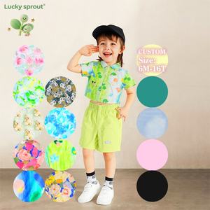 Estilos impresos personalizados Brother Sister <span class=keywords><strong>disfraz</strong></span> niños niñas vestidos de verano conjunto de ropa conjuntos de ropa para niños - Product Image 1