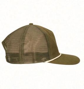High Quality Custom Corduroy 5 Panel Trucker Hats 3D Puff Embroidery Logo Denim <b>Snap</b> Back <b>Cap</b> Fashionable for Beach Wear - Product Image 4