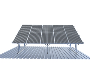 Sistema de montaje solar de inclinación multipilar con soporte de tierra de aluminio Componentes de techo de hojalata para instalación solar - Product Image 2