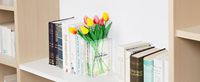 Großhandel Maßgefertigte Klare Acryl Wasserfeste Buchförmige Kleidungs-Präsentationsbox mit Hochglanzlaminierung für Heimdekoration Bücherregal