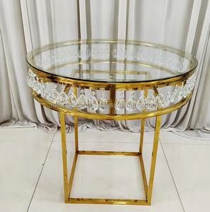 FURUN nouveauté moderne en acier inoxydable Rectangle pièce maîtresse intérieur événement décorations de mariage pour les mariages - Product Image 3