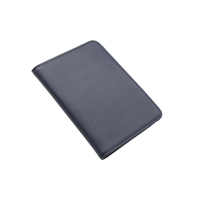 Sarung paspor sederhana kulit PU PVC Rfid, dompet tempat paspor perjalanan