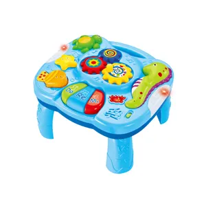 Activity Multifunction Kids Learning Table Baby Desk With Light