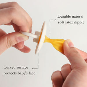 Nouvelle arrivée personnalisation bébé dentition dentition sucette sucette naturel doux Latex dentition dentition sucette sucette - Product Image 3
