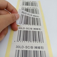 Etiquetas QR impermeables personalizadas, pegatinas de código de barras, número de serie, diferencia de número, pegatinas