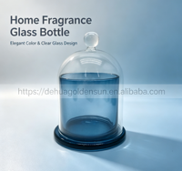 Bouteille diffuseur d'arômes en verre imprimée par transfert thermique, style Instagram, bouteille transparente DIY parfumée pour la décoration intérieure