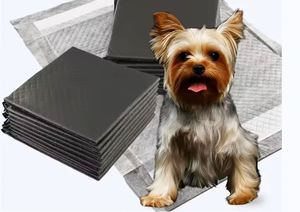 Tapis absorbant en charbon de bambou 2000 ml pour l'hygiène des animaux, coussinets d'apprentissage pour chiots, couches jetables en carbone pour chiens - Product Image 2