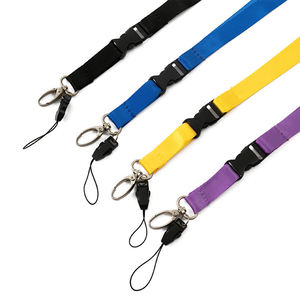 Customised Promotional Screen Printed Neck <b>Lanyards</b> Custom logo Sublimation <b>Polyester</b> Jacquard <b>Lanyard</b> with Safety Break - Product Image 1
