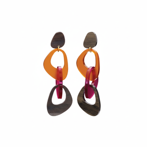 ต่างหูเขาสัตว์ทำมือดีไซน์มีสไตล์ไม่ซ้ำใครทนทานเป็นมิตรกับสิ่งแวดล้อม - Product Image 1