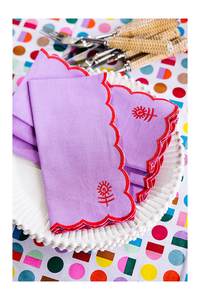 Servilletas personalizadas de algodón y lino con forma de Vieira de Color sólido, diseño moderno para fiesta, boda, cumpleaños, restaurante, uso en Hotel - Product Image 4