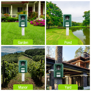 Répulsif solaire à ultrasons haute puissance Aosion pour cerfs, chiens, chats, oiseaux et chauves-souris - Utilisation en extérieur, saison de printemps - Product Image 5