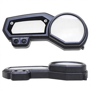 Carcasa de Plástico Negra para Velocímetro, Odómetro y Tacómetro MrGauge para Yamaha FZ1 <span class=keywords><strong>FZ6</strong></span> N <span class=keywords><strong>S</strong></span> R 2006-2013, Piezas de Motocicleta - Product Image 1