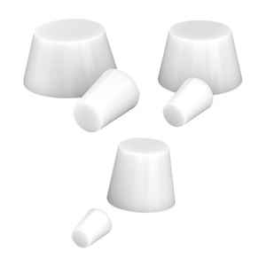 HOFUJNG Customized High Temp <b>Silicone</b> <b>Rubber</b> Stoppers Tapered Hole Plugs with Cutting Processing Service - Product Image 5