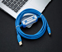 Cable de PVC con Conductor de Cobre USB-AFC8513 para Línea de Descarga de Programación de PLC Serie FP0 FP2 FP-X - 200 cm, Uso Industrial, 2*0.5 mm