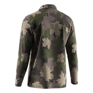 Camisa de Pesca para Hombre, Camisas Tácticas de Manga Larga con Protección Solar UPF 50+, Camisa con Estampado de Camuflaje, Polo de Pesca - Product Image 4