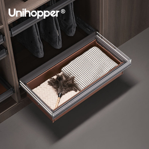 Unihopper Venka loạt phụ kiện tủ quần áo tủ quần áo tổ chức hộp kéo ra lưu trữ da túi - Product Image 1