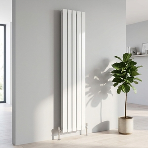 Radiador de Diseño Vertical Radbliss, 1600 x 408 mm, Gris, Doble Altura, Eléctrico, de Piso, Compacto, Doble Zona, Lámina de <span class=keywords><strong>Aluminio</strong></span> - Product Image 4
