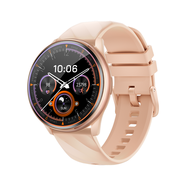 2025 Smart Watch KT77 Round HD Full Touch Screen IP67 Waterproof Fashion Luxury Ladies Smartwatch
