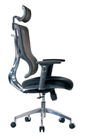Chaise de bureau ergonomique à dossier haut en maille, avec support lombaire, pivotante, moderne, pour bureau, domicile ou hôtel