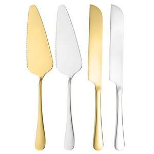 Juego de cuchillo y espátula para pastel de acero inoxidable, cuchillo para queso y pan, juego de herramientas para hornear, cuchillo y espátula para mantequilla, acero inoxidable - Product Image 5