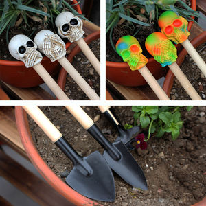 <span class=keywords><strong>Pala</strong></span> de esqueleto divertida y fresca de resina con asas, palas de jardín pequeñas para niños a la venta para <span class=keywords><strong>jardinera</strong></span> - Product Image 6