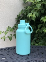 Nueva Botella Termo de Acero Inoxidable de Doble Pared para Exteriores, 650ml, Aislada, para el Regreso a Clases