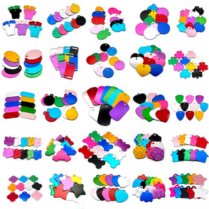 Bán Buôn Thăng Hoa Trống Hình Chữ Nhật Con Chó Xương Trái Tim Sao Vòng Nhôm Tùy Chỉnh Khuyến Mãi Kim Loại Dog Tag Cho Khắc Laser - Product Image 6