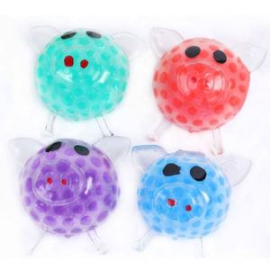 ลูกบอลตาข่ายบีบเล่น ขนาด 6 ซม. ทำจากยางและพลาสติกนุ่ม ช่วยคลายเครียด - Product Image 2