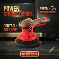 Polisseuse de voiture sans fil 12V DC de 6 pouces avec plateau de support de 150 mm, outil électrique de 60W pour le cirage, le polissage et le lustrage de voitures