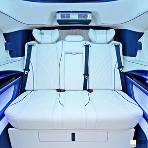 Canapé-lit de luxe pour voiture, utilisé pour la conversion de véhicule avec fonction coulissante et accoudoir central, sièges couchants pour bus - Product Image 4