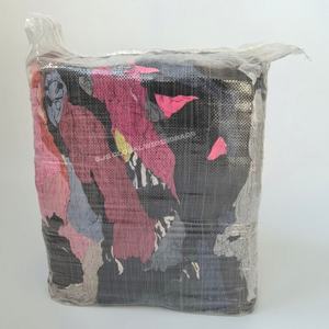 Trapos de limpieza de camisetas de colores prelavados de bajo pelusamiento, trapos para manchas, trapo 100% algodón para limpieza - Product Image 1