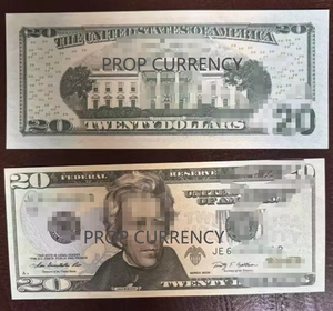 <span class=keywords><strong>20</strong></span>$ Billets de banque américains en papier pour les ancêtres - Accessoires de fête pour Halloween, mariage, anniversaire - Product Image 1