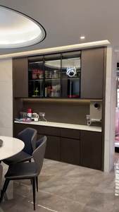 Cuisine modulaire en bois à concept ouvert 3D SANTOPOVA, style ferme moderne, avec plan de travail en mélamine pour usage domestique - Product Image 2