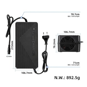 60V-67.2V 10A <b>Plug</b> Fast Charger GX16 European <b>Plug</b> with 3 Pins Connector EU US <b>Plug</b> Transformer Lighting <b>Universal</b> Power <b>Adapter</b> - Product Image 2